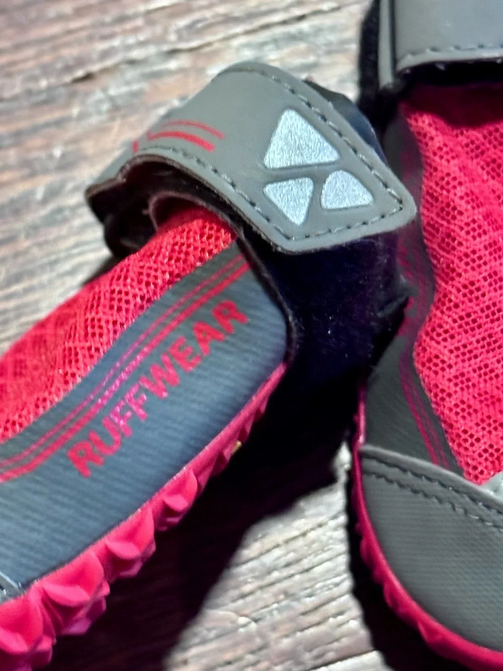 RuffWear Grip Trex Red & Gray Dog Boots - Set of 4